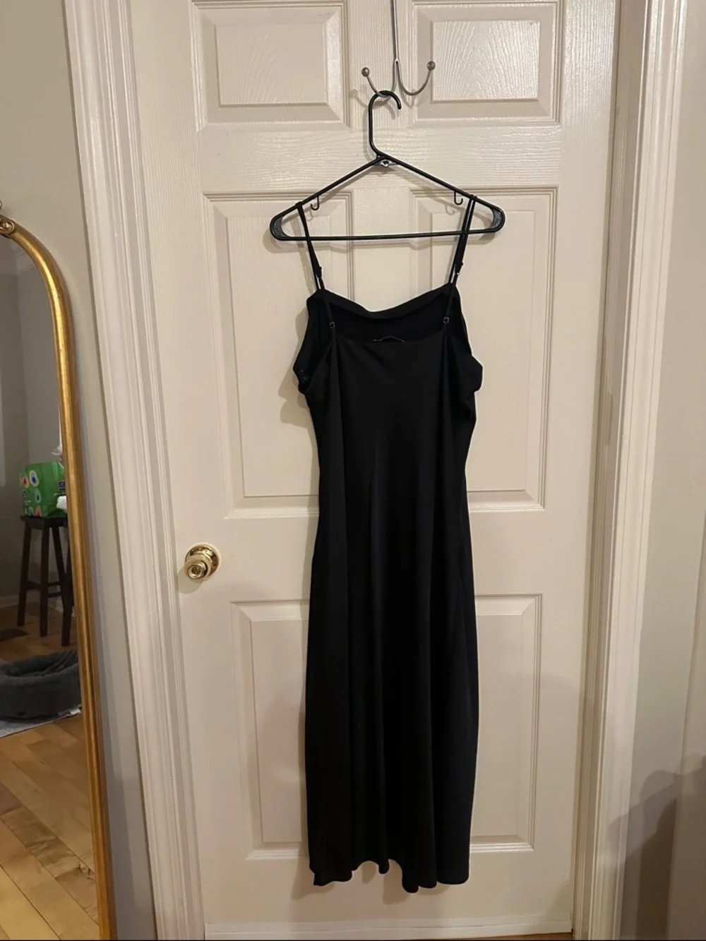 Abercrombie & Fitch Cowl Neck Double Strap Slip Dress